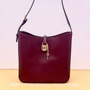 Michael Kors Lyra Small Leather Shoulder Bag
